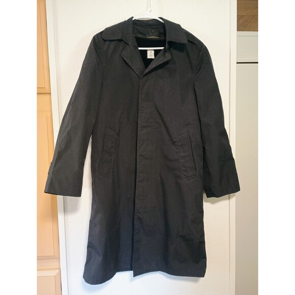 US Military Trench Coat Mens 34R Removable Liner All Weather Water Repellent - Picture 1 of 7